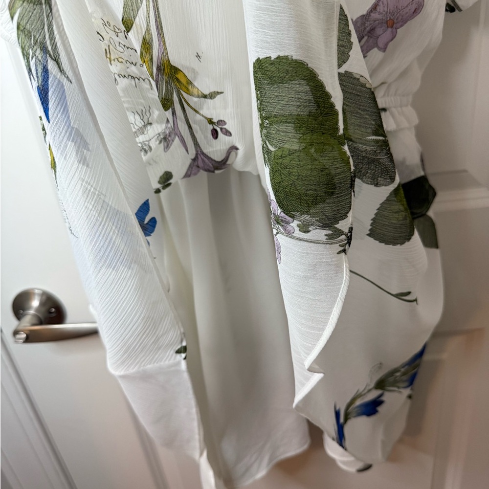 Ted Baker Jaliyaa White Floral Mini Dress - Picture 10 of 11